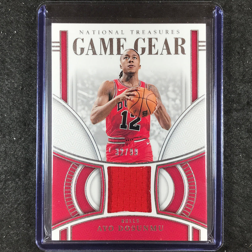 2023-24 National Treasures AYO DOSUNMU Game Gear Jersey Relic 32/99