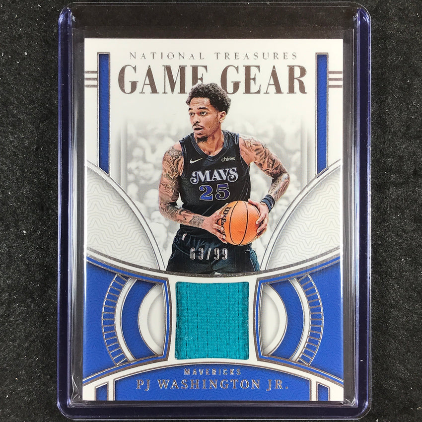 2023-24 National Treasures PJ WASHINGTON JR. Game Gear Jersey Relic 63/99