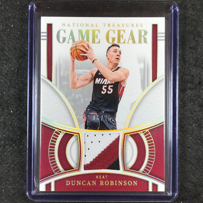 2023-24 National Treasures DUNCAN ROBINSON Game Gear Patch Relic Prime 16/25