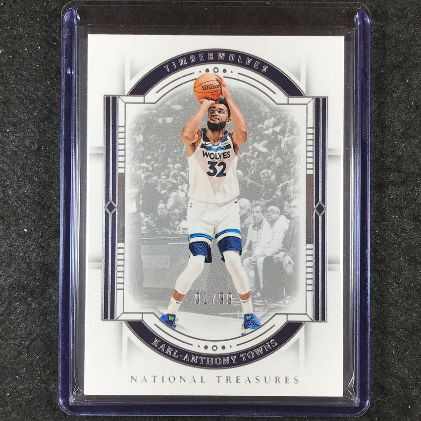 2023-24 National Treasures KARL-ANTHONY TOWNS Base 1/99 #43