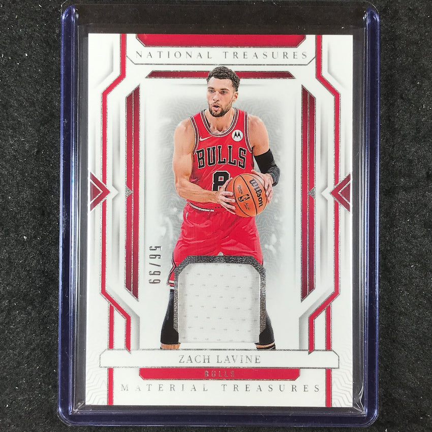 2023-24 National Treasures ZACH LAVINE Material Treasures Jersey Relic 56/99