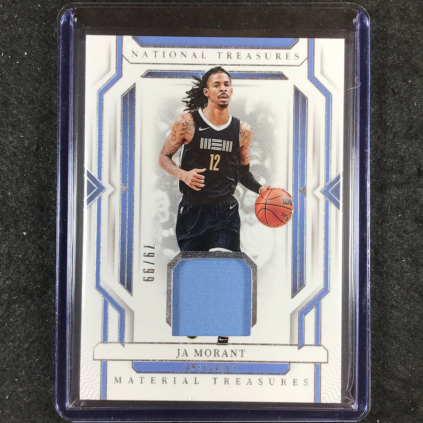 2023-24 National Treasures JA MORANT Material Treasures Jersey Relic 79/99