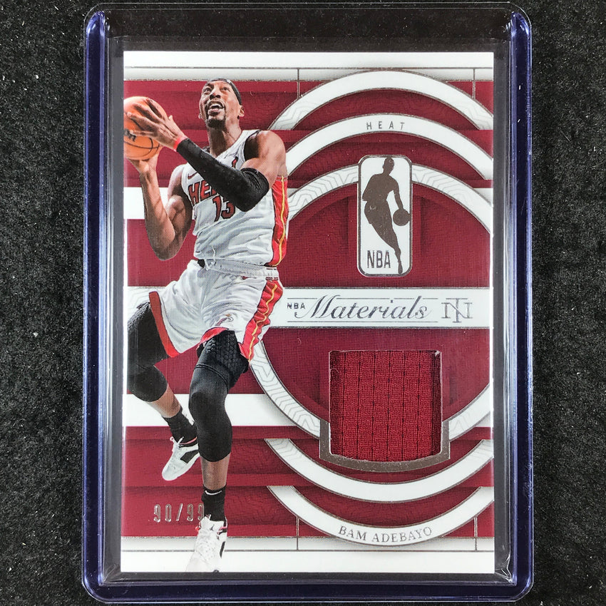 2023-24 National Treasures BAM ADEBAYO NBA Materials Jersey Relic 90/99