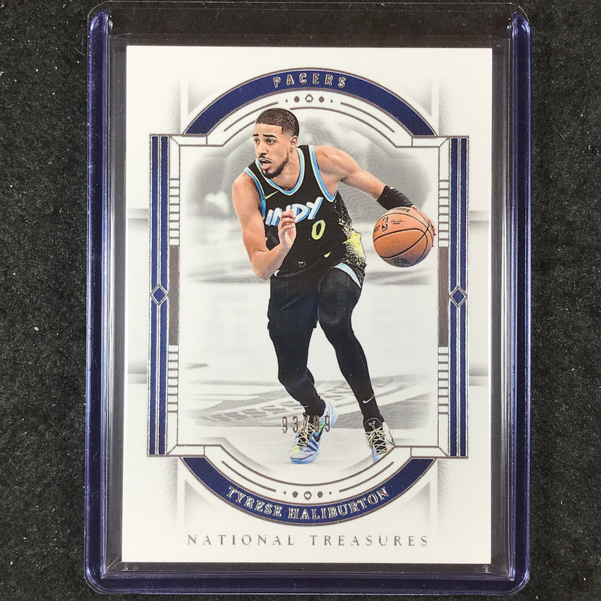 2023-24 National Treasures TYRESE HALIBURTON Base 93/99 #48