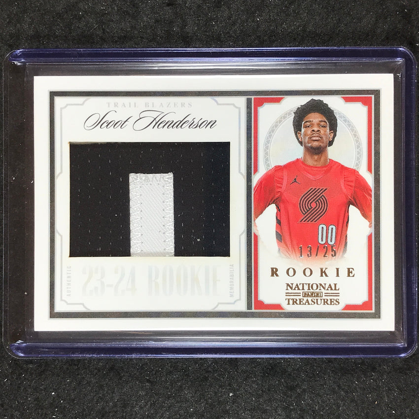 2023-24 National Treasures SCOOT HENDERSON Rookie Patches 2009 Prime 13/25
