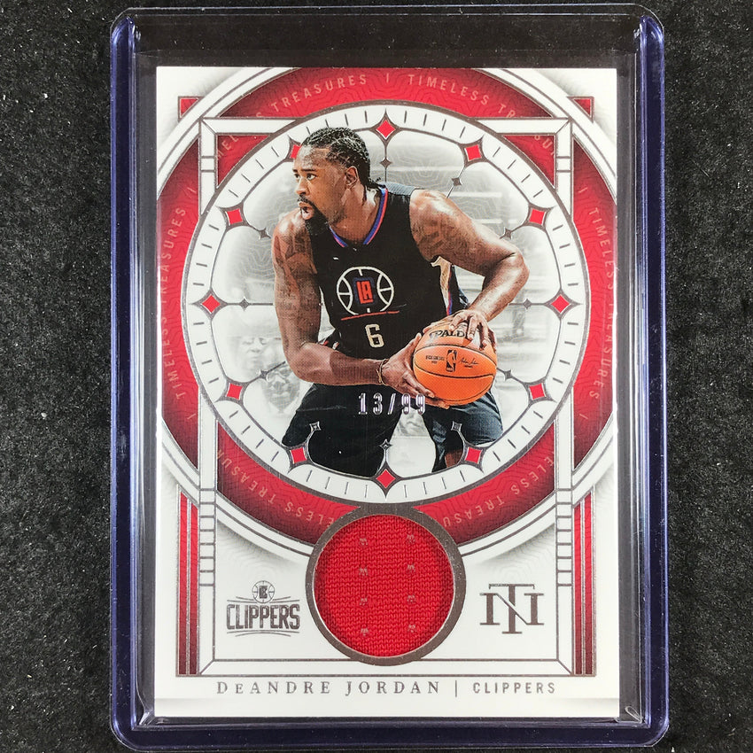 2023-24 National Treasures DEANDRE JORDAN Timeless Treasures Materials 13/99