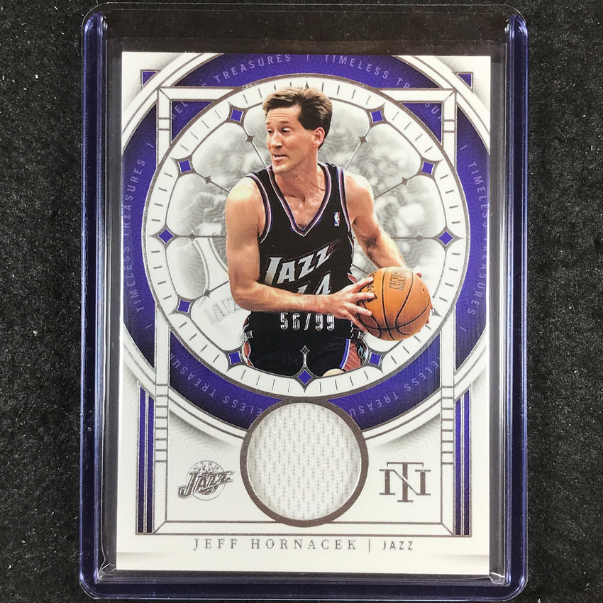 2023-24 National Treasures JEFF HORNACEK Timeless Treasures Materials 56/99
