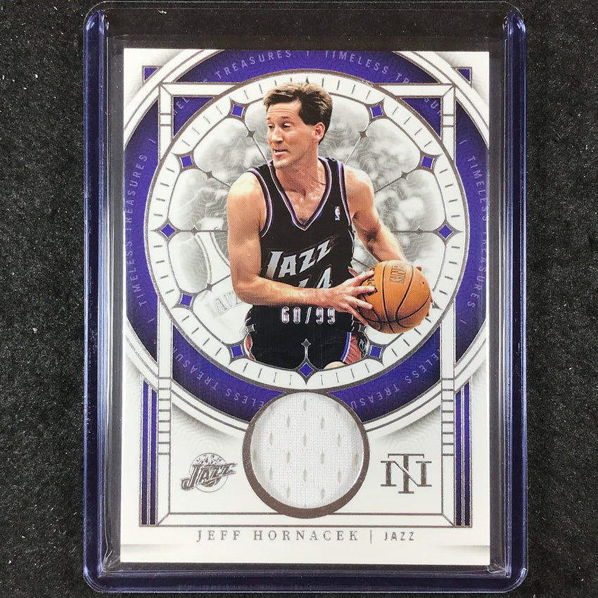 2023-24 National Treasures JEFF HORNACEK Timeless Treasures Materials 60/99