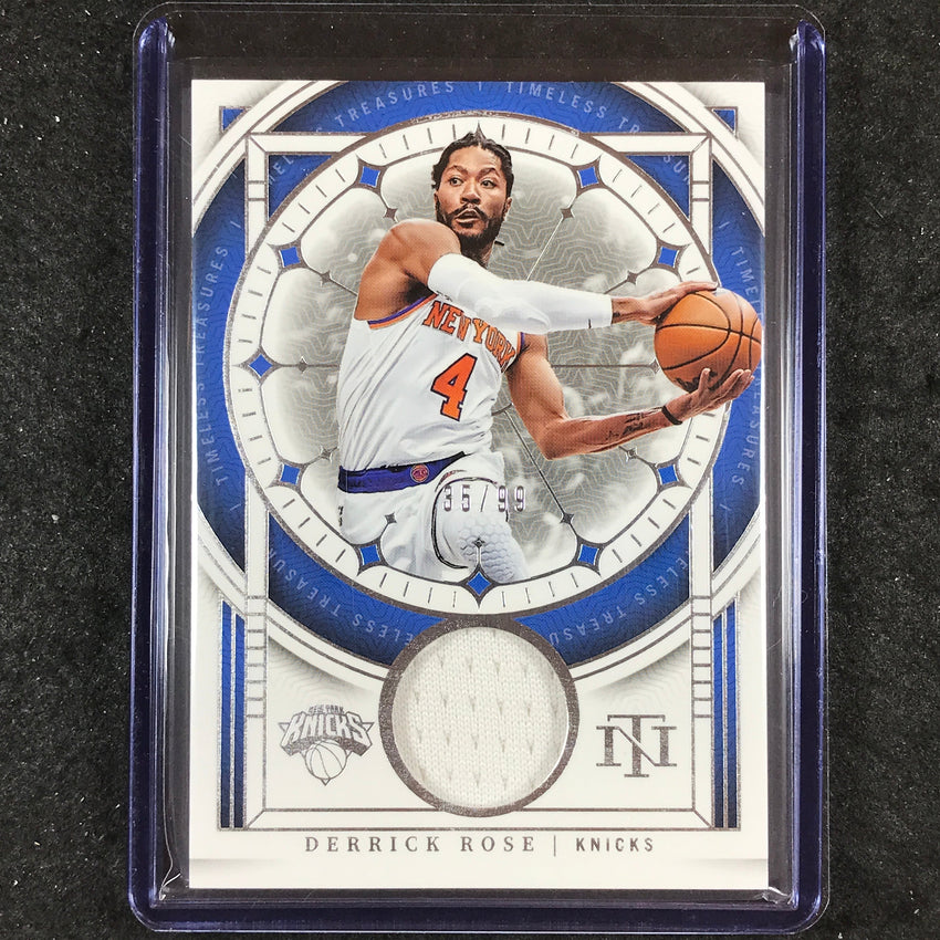 2023-24 National Treasures DERRICK ROSE Timeless Treasures Materials 35/99