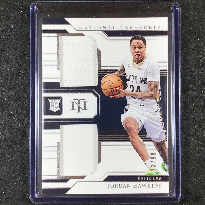 2023-24 National Treasures JORDAN HAWKINS Rookie Dual Materials Jersey 23/99