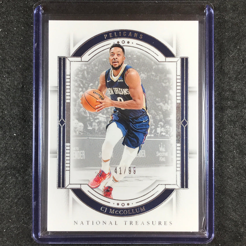 2023-24 National Treasures CJ MCCOLLUM Base 41/99 #52