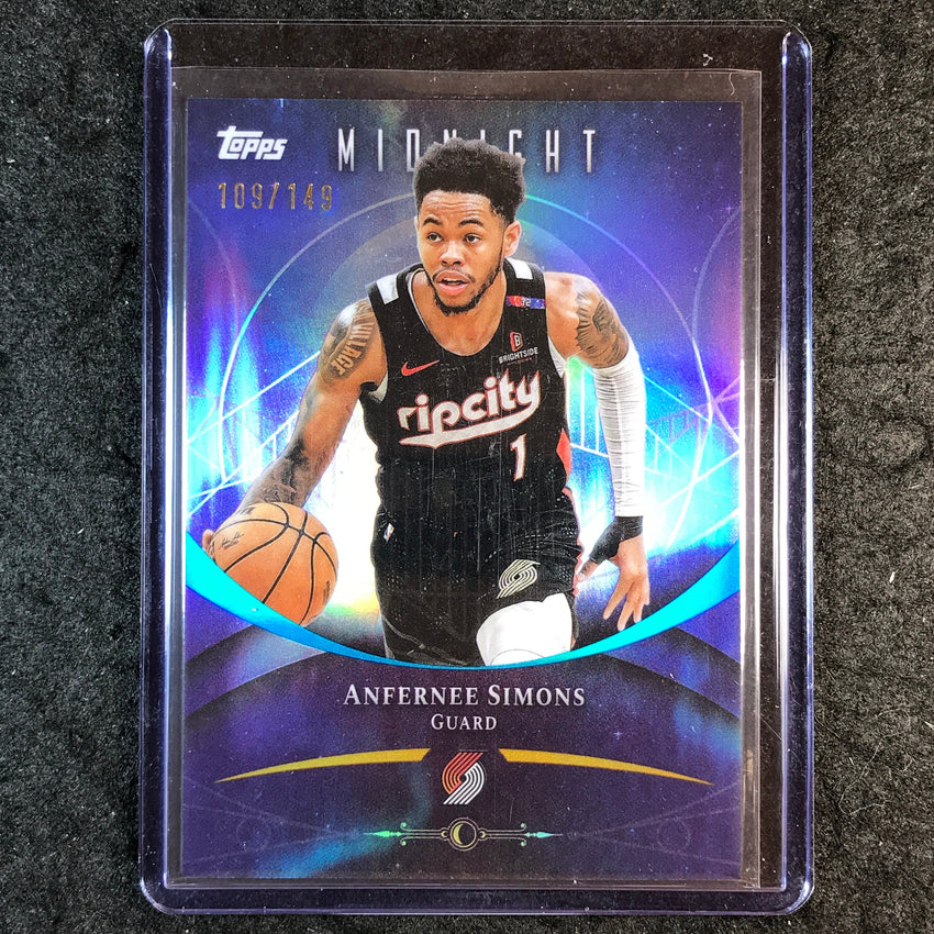 2025-26 Topps Midnight ANFERNEE SIMONS Base Morning 109/149 #54