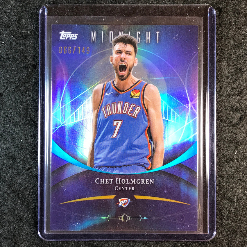 2025-26 Topps Midnight CHET HOLMGREN Base Morning 66/149 #55