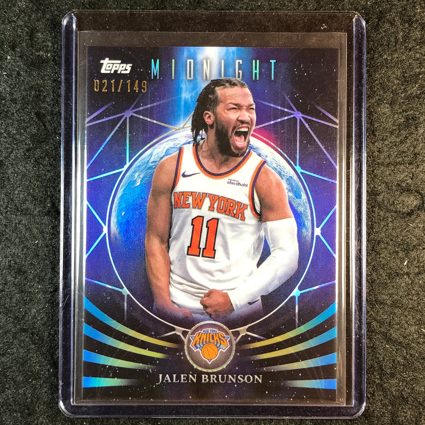 2025-26 Topps Midnight JALEN BRUNSON Moonfall Morning 21/149 #15