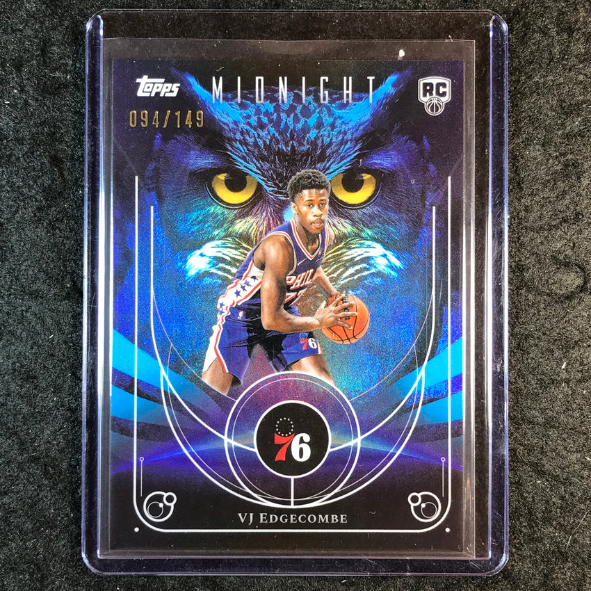 2025-26 Topps Midnight VJ EDGECOMBE Night Owls Rookie Morning 94/149 #18