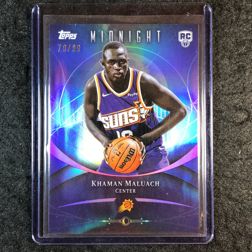 2025-26 Topps Midnight KHAMAN MALUACH Rookie Base Twilight 70/99 #70