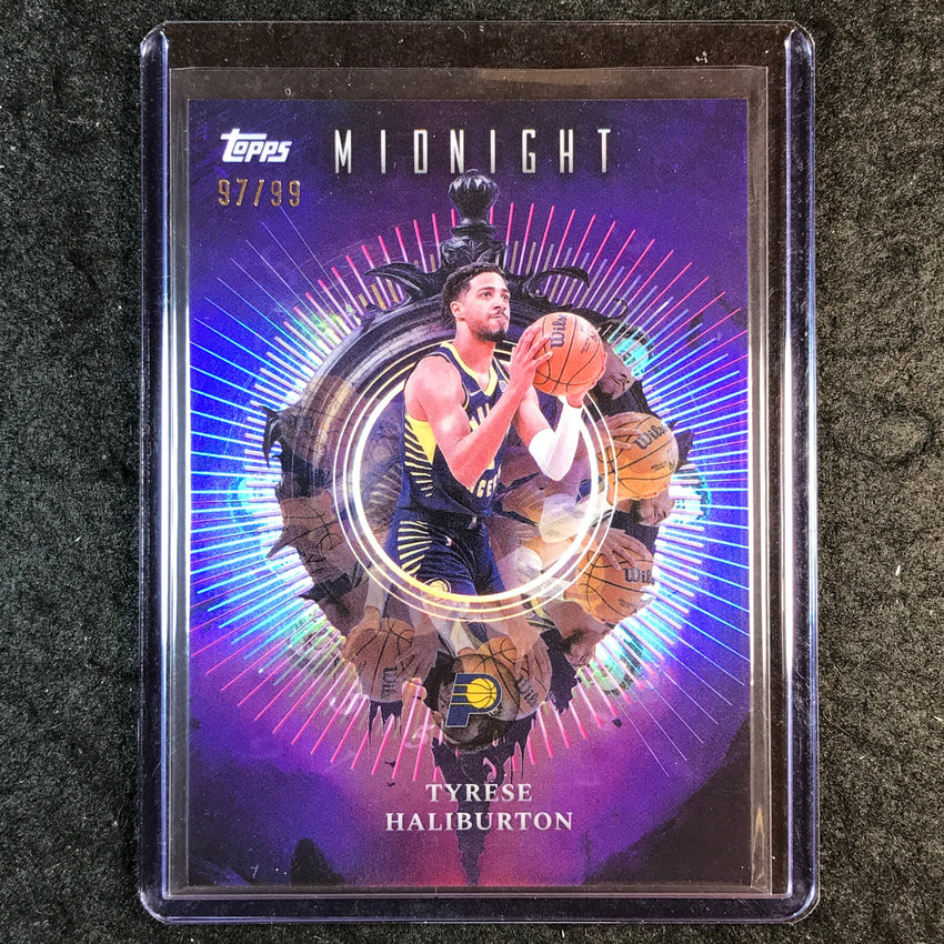 2025-26 Topps Midnight TYRESE HALIBURTON Insomnia Twilight 97/99 #7