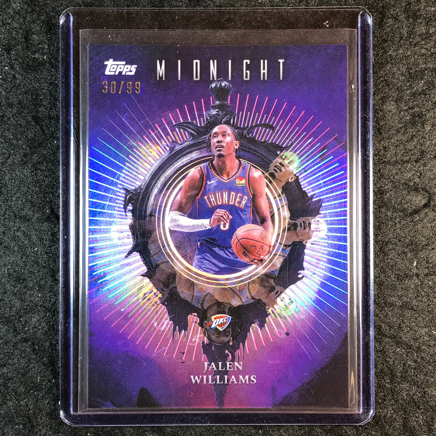 2025-26 Topps Midnight JALEN WILLIAMS Insomnia Twilight 30/99 #10