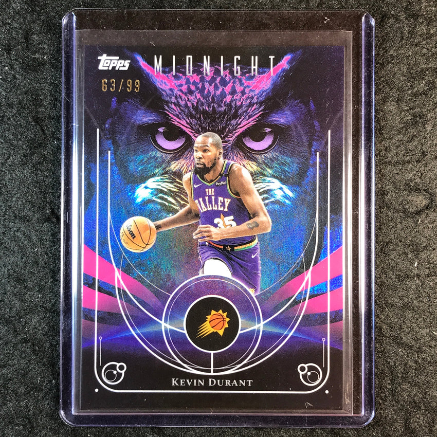 2025-26 Topps Midnight KEVIN DURANT Night Owls Twilight 63/99 #6