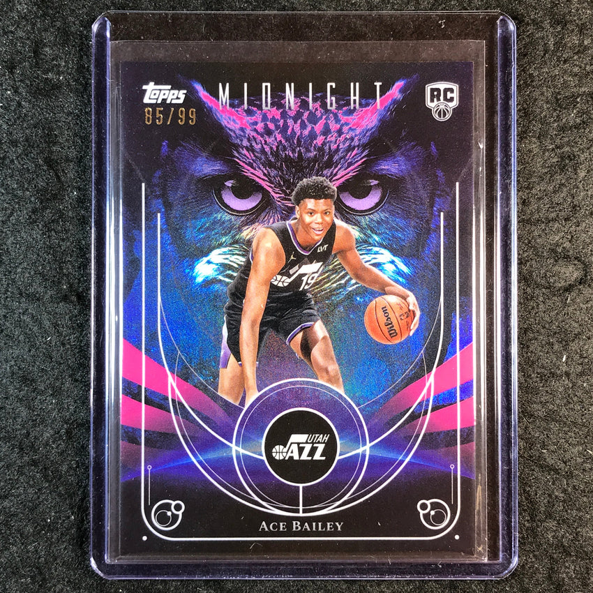 2025-26 Topps Midnight ACE BAILEY Night Owls Rookie Twilight 85/99 #20