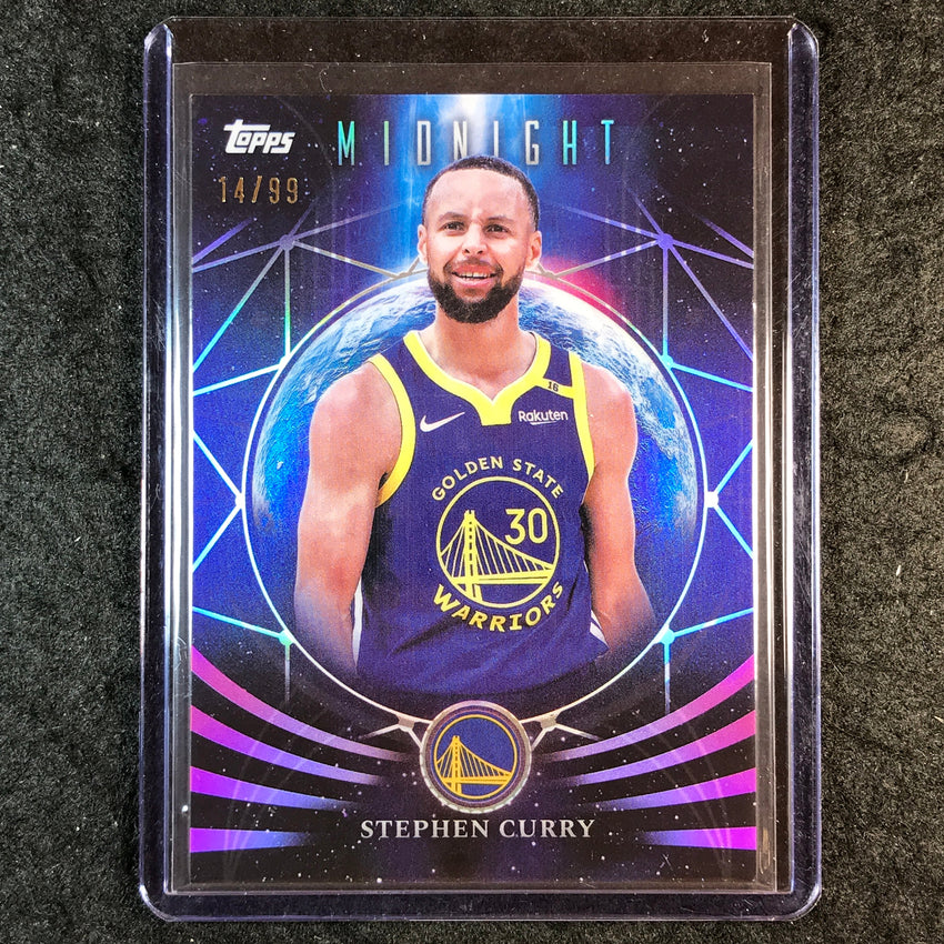 2025-26 Topps Midnight STEPHEN CURRY Moonfall Twilight 14/99 #4
