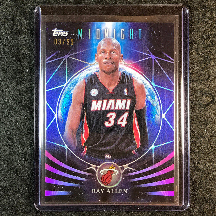 2025-26 Topps Midnight RAY ALLEN Moonfall Twilight 9/99 #18
