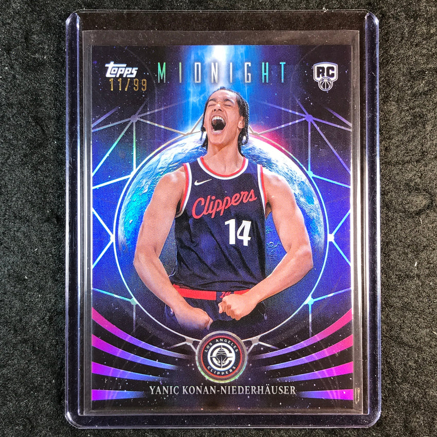 2025-26 Topps Midnight YANIC KONAN-NIEDERHAUSER Moonfall Rookie Twilight 11/99
