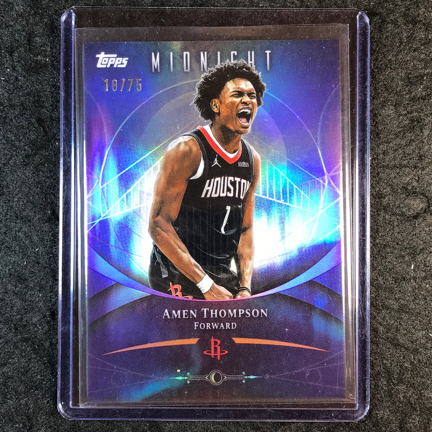 2025-26 Topps Midnight AMEN THOMPSON Base Dusk 18/75 #46