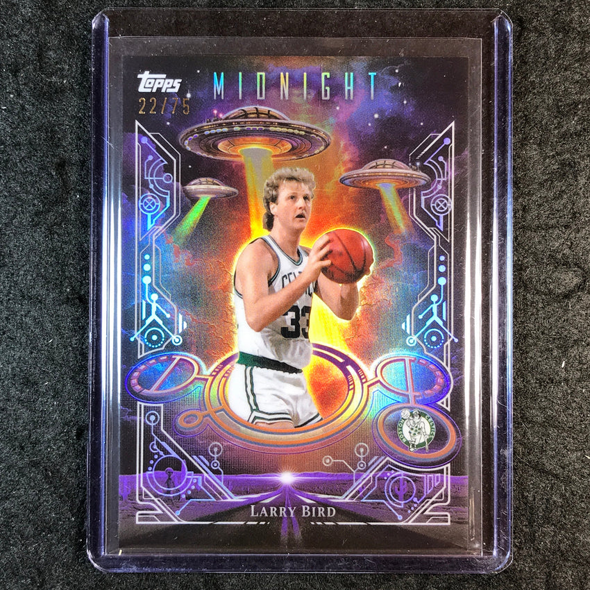 2025-26 Topps Midnight LARRY BIRD Daydreamers Dusk 22/75 #14