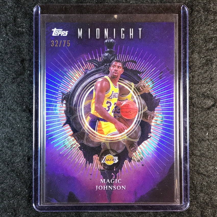2025-26 Topps Midnight MAGIC JOHNSON Insomnia Dusk 32/75 #11