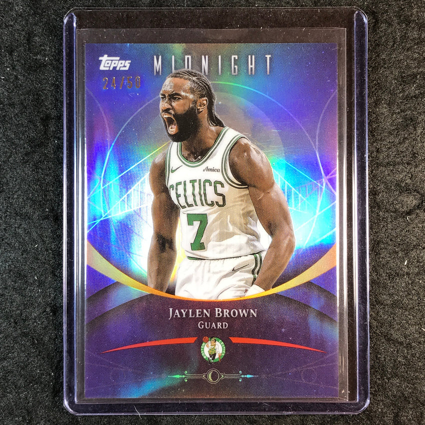 2025-26 Topps Midnight JAYLEN BROWN Base Summer Solstice 24/50 #2