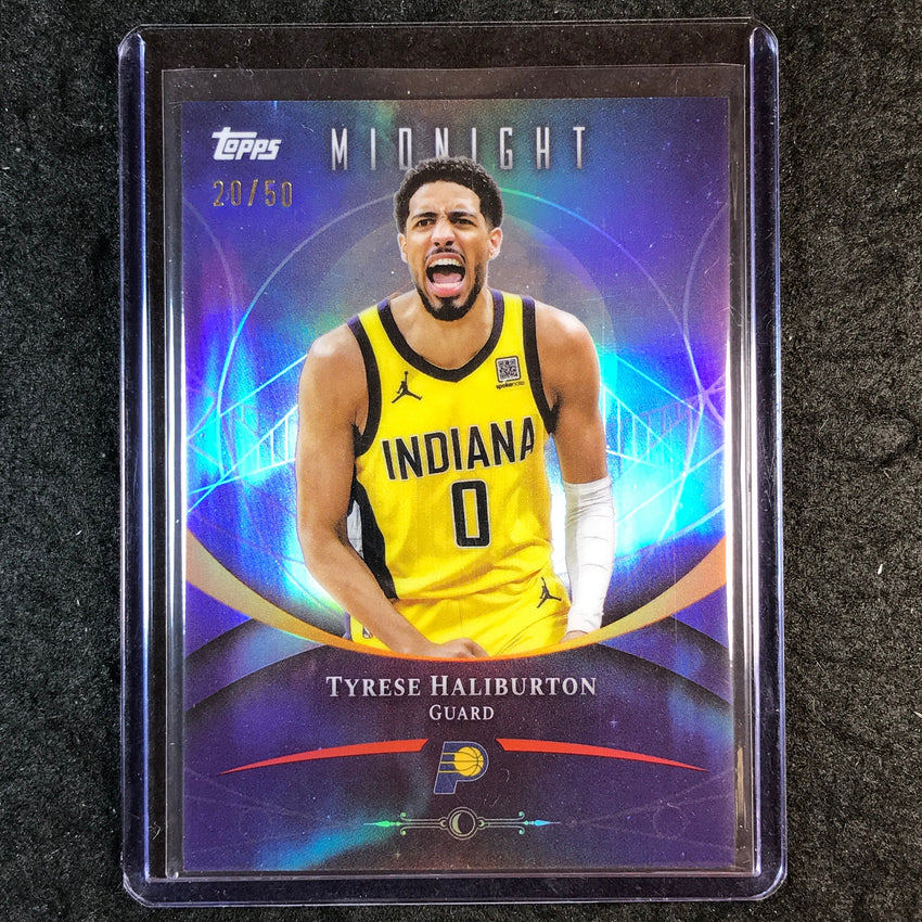 2025-26 Topps Midnight TYRESE HALIBURTON Base Summer Solstice 20/50 #15