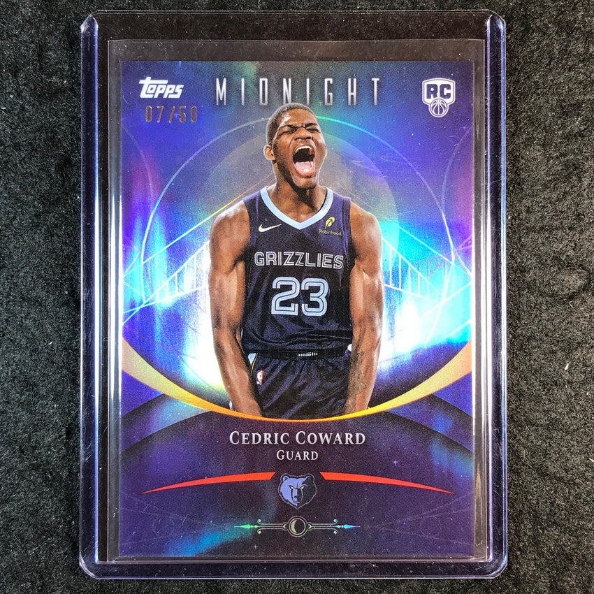 2025-26 Topps Midnight CEDRIC COWARD Rookie Base Summer Solstice 7/50 #71