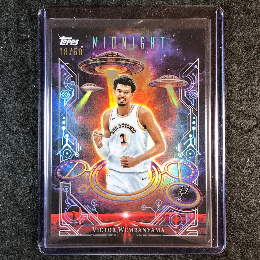 2025-26 Topps Midnight VICTOR WEMBANYAMA Daydreamers Summer Solstice 18/50 #10