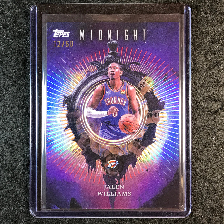 2025-26 Topps Midnight JALEN WILLIAMS Insomnia Summer Solstice 12/50 #10