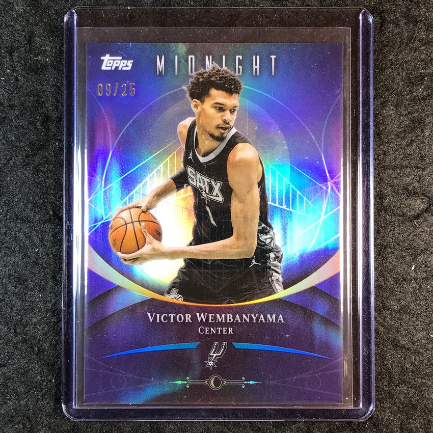 2025-26 Topps Midnight VICTOR WEMBANYAMA Base Moonrise 9/25 #41