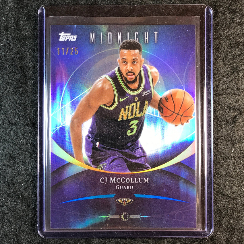 2025-26 Topps Midnight CJ MCCOLLUM Base Moonrise 11/25 #50
