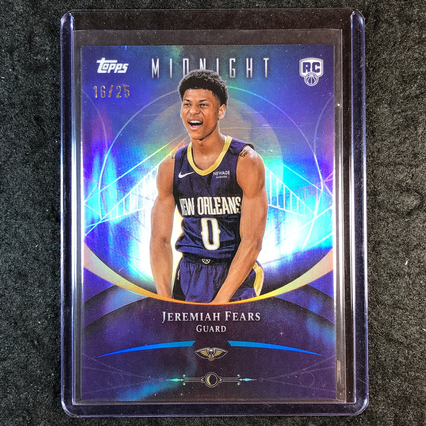 2025-26 Topps Midnight JEREMIAH FEARS Rookie Base Moonrise 16/25 #67