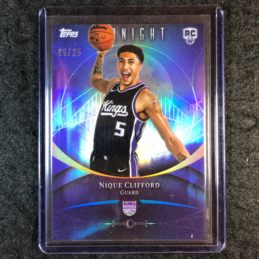 2025-26 Topps Midnight NIQUE CLIFFORD Rookie Base Moonrise 5/25 #84