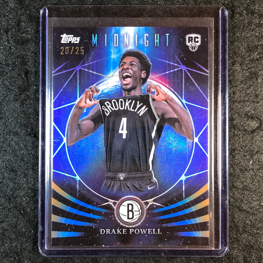 2025-26 Topps Midnight DRAKE POWELL Moonfall Rookie Moonrise 20/25 #24