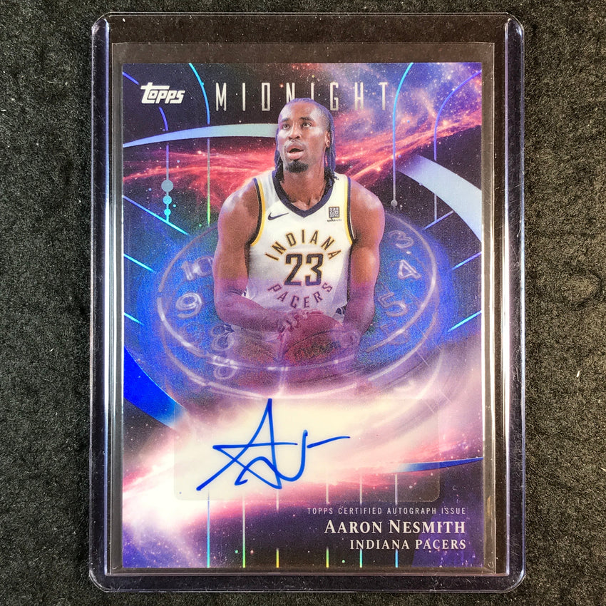 2025-26 Topps Midnight AARON NESMITH Stroke of Midnight Auto #AN