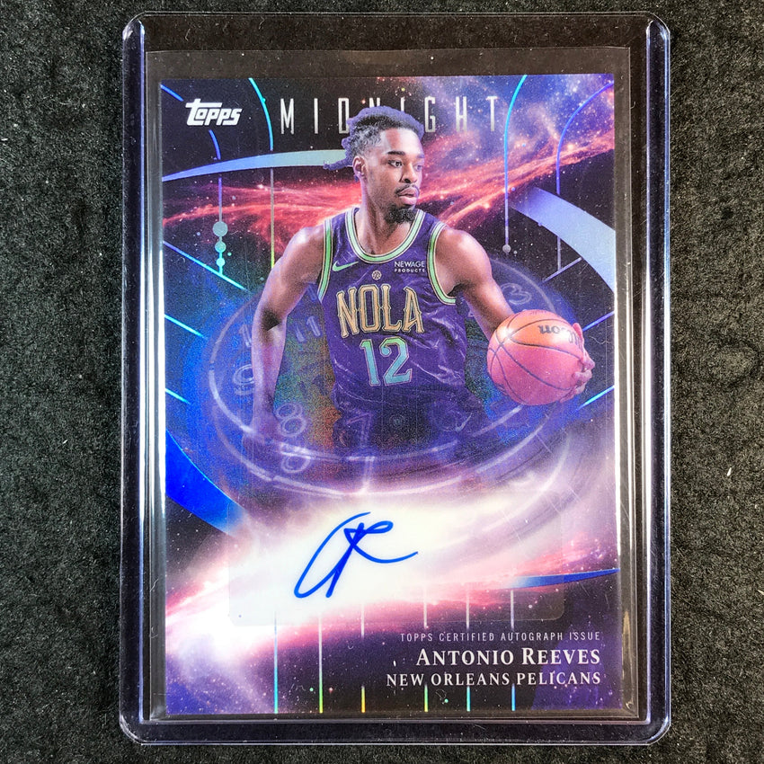 2025-26 Topps Midnight ANTONIO REEVES Stroke of Midnight Auto #AR