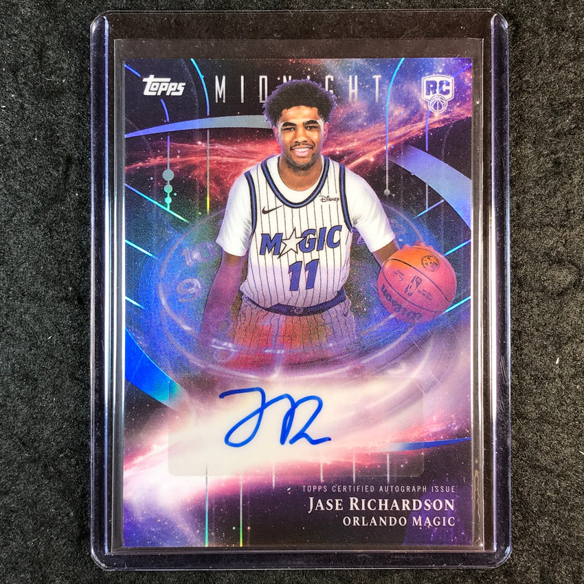2025-26 Topps Midnight JASE RICHARDSON Stroke of Midnight Rookie Auto #JR