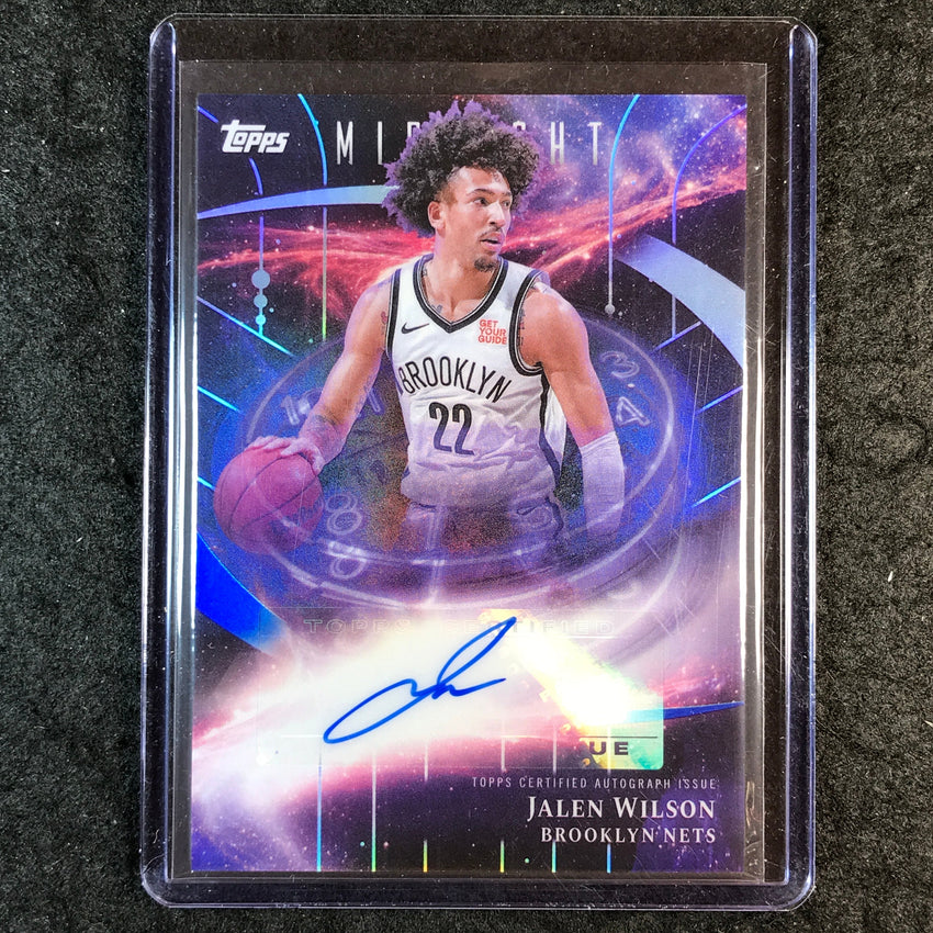 2025-26 Topps Midnight JALEN WILSON Stroke of Midnight Auto #JW