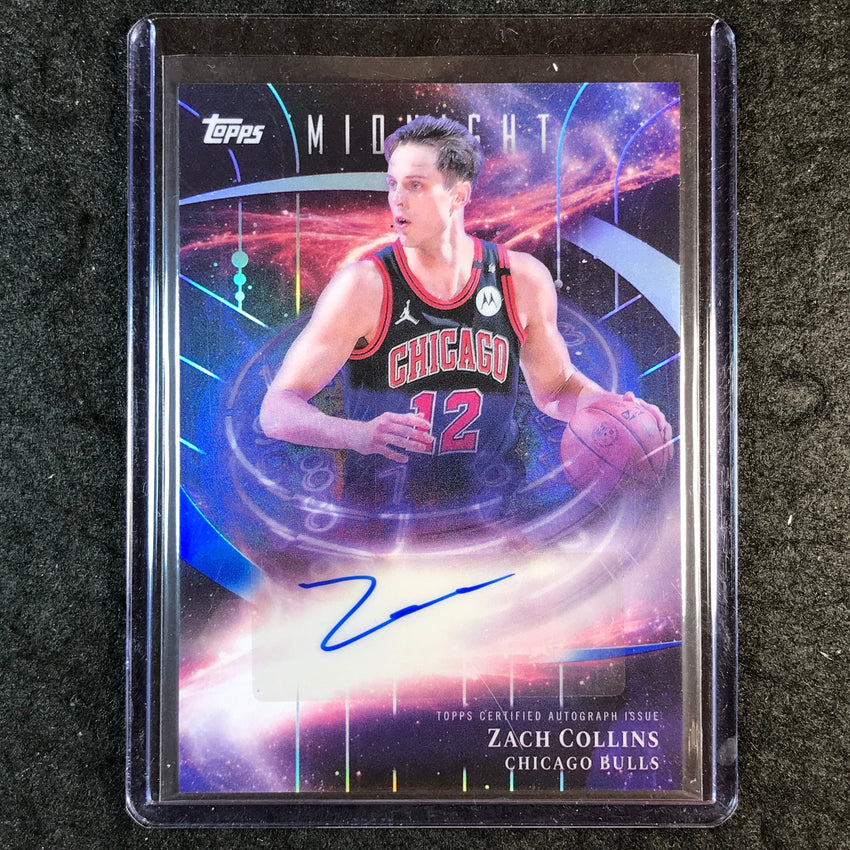 2025-26 Topps Midnight ZACH COLLINS Stroke of Midnight Auto #ZC