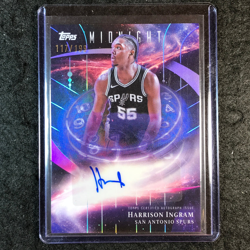 2025-26 Topps Midnight HARRISON INGRAM Stroke of Midnight Auto Twilight 117/199