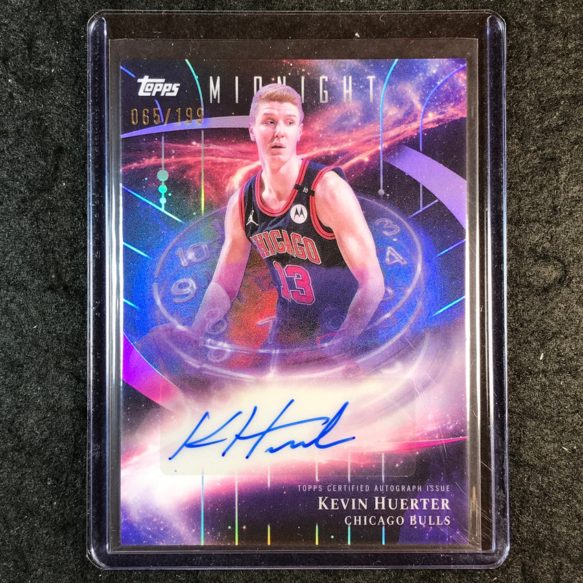 2025-26 Topps Midnight KEVIN HUERTER Stroke of Midnight Auto Twilight 65/199
