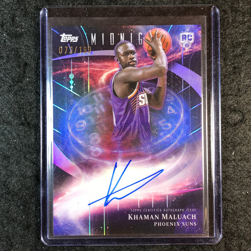 2025-26 Topps Midnight KHAMAN MALUACH Stroke of Midnight Rookie Auto 73/199