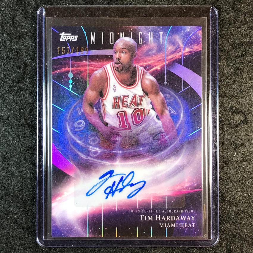 2025-26 Topps Midnight TIM HARDAWAY Stroke of Midnight Auto Twilight 153/199