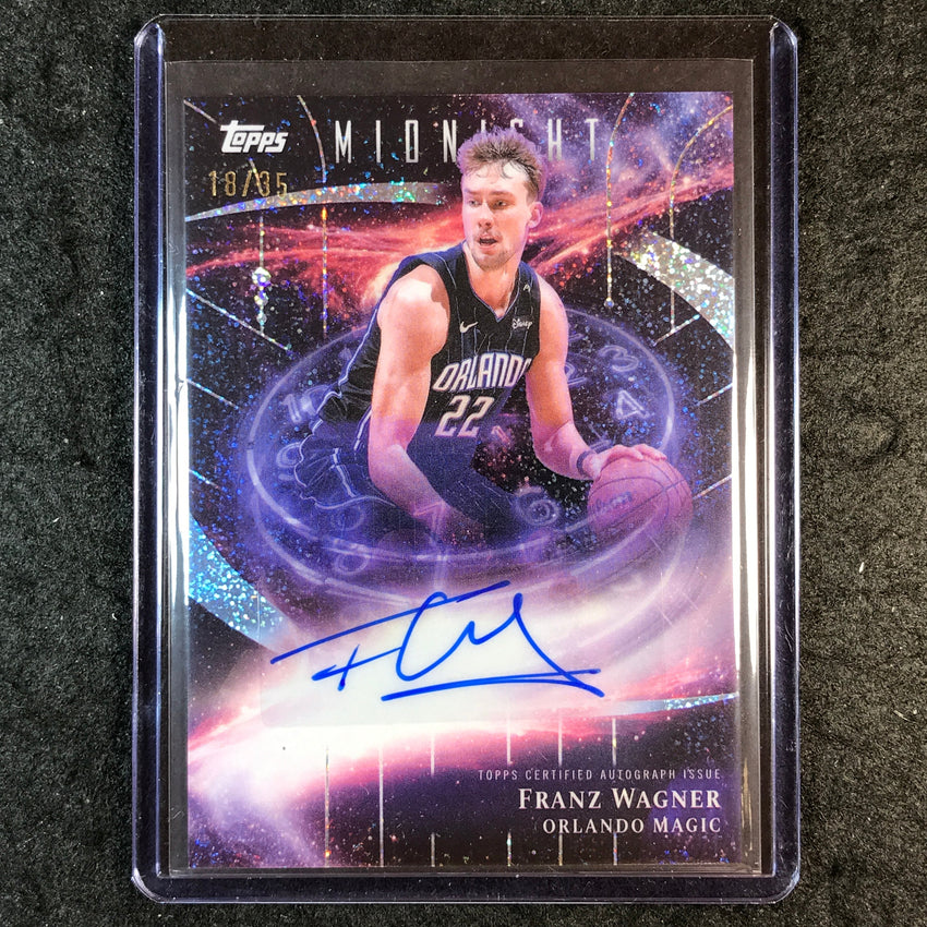 2025-26 Topps Midnight FRANZ WAGNER Stroke of Midnight Auto Winter 18/35